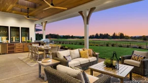 outdoor living space design trends