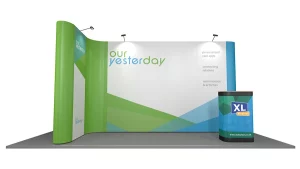 features of fabric pop up displays